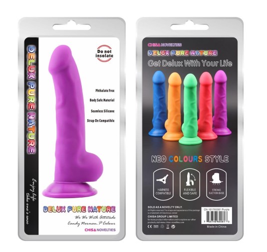 Dildo realistyczne penis naturalne przyssawka 21cm